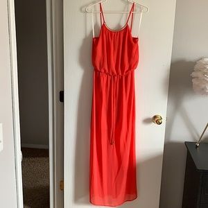 Coral Maxi Dress